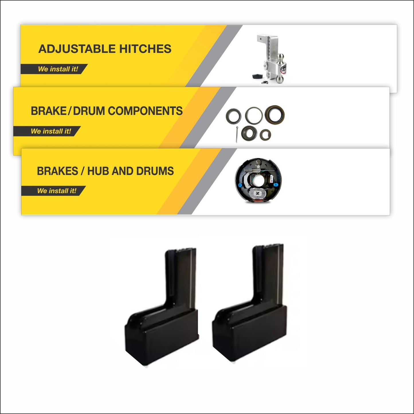 33x6 GONDOLA POG RACK TOPPER SIGNS WITH TWO MAGNETIC BOOTS $29