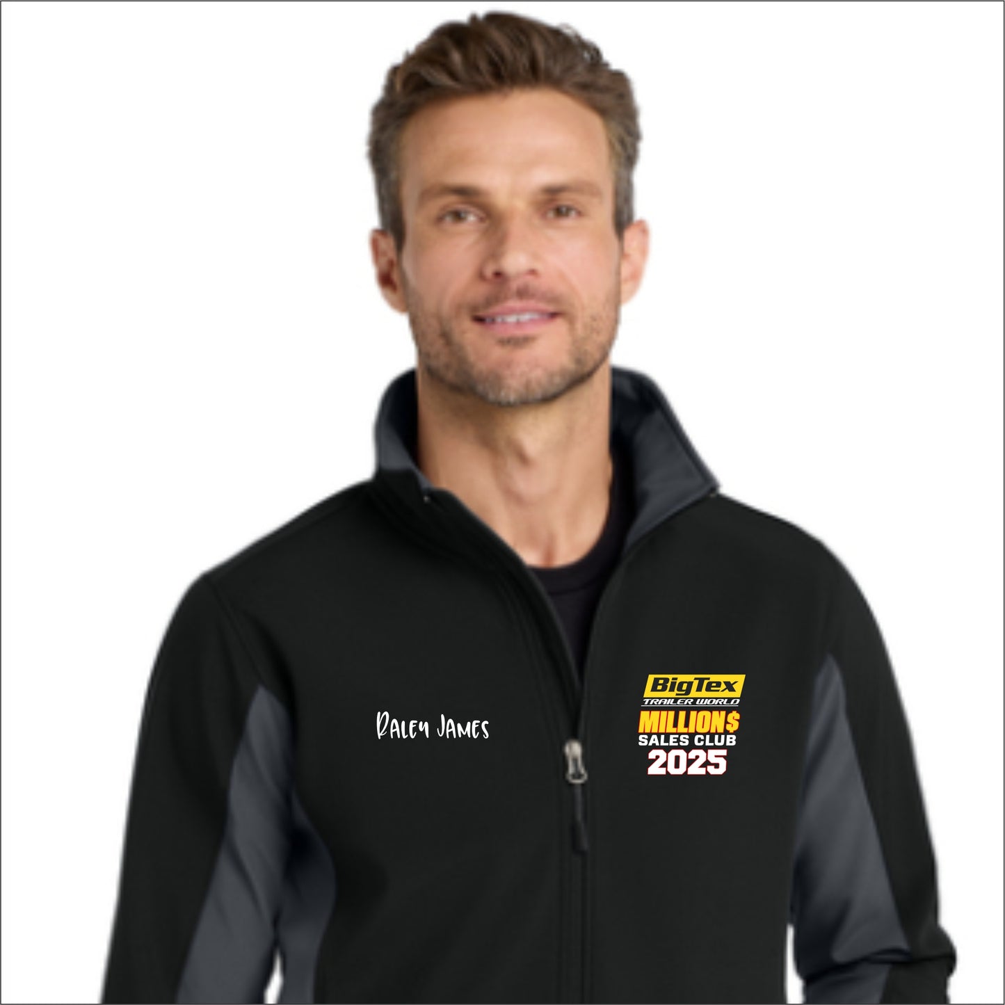 4 MILLION DOLLAR CLUB - J318463 MENS CORE SOFT SHELL JACKET