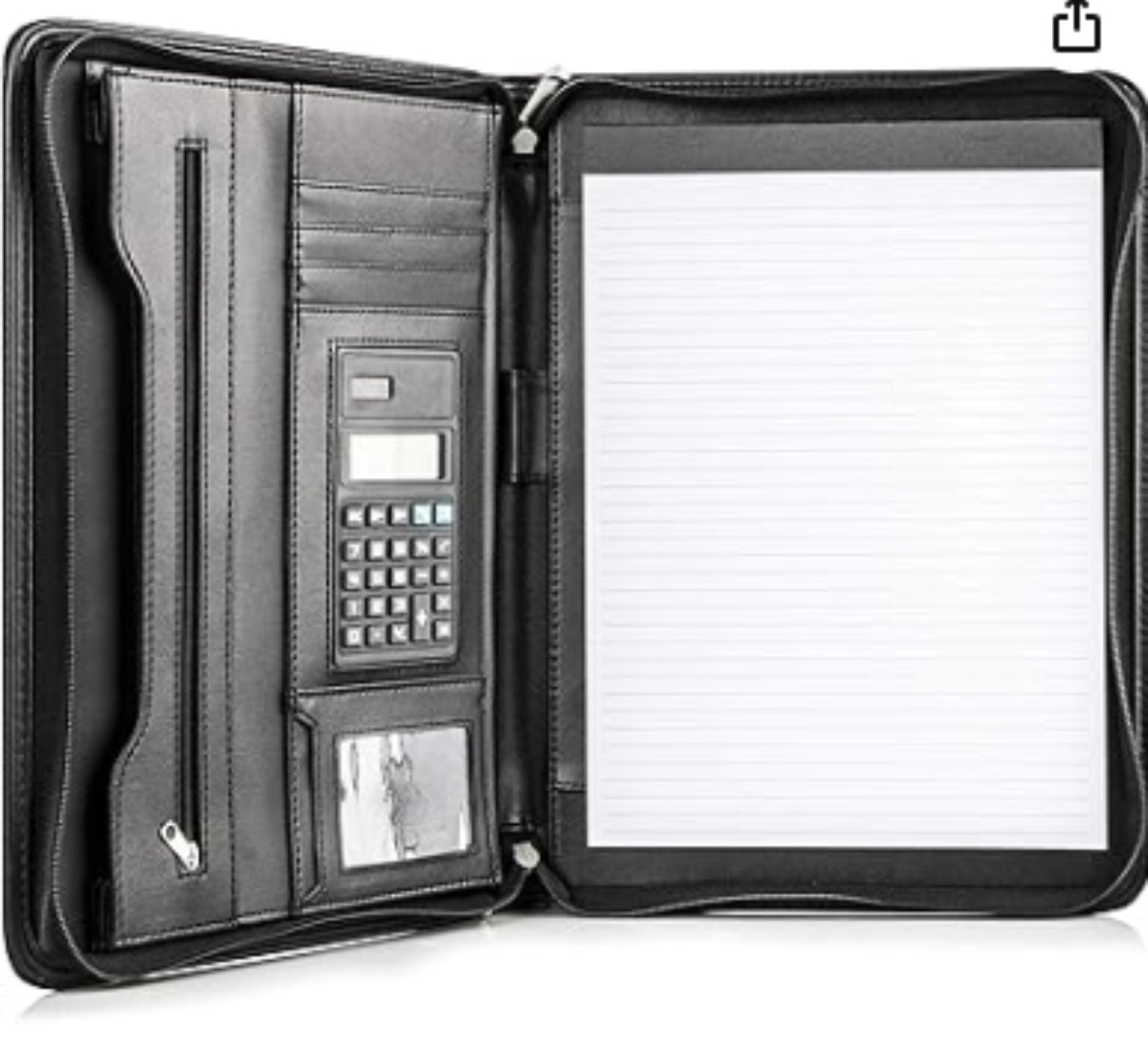 4 MILLION DOLLAR CLUB - AZ1463 LEATHER PADFOLIO ORGANIZER