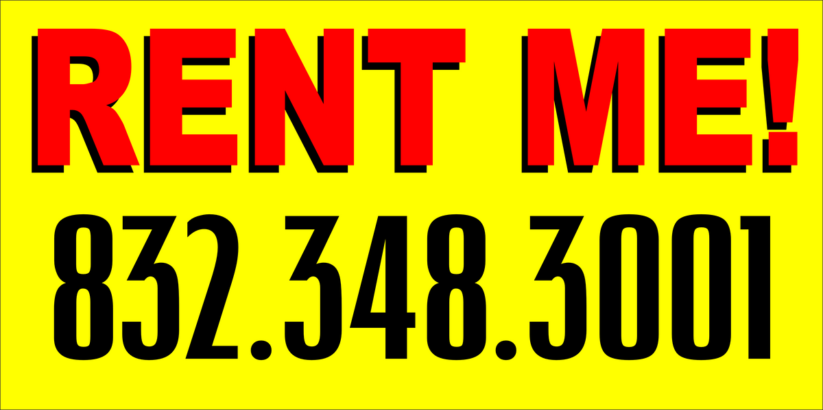 RENT ME 6X12 MAGNETIC SIGNS - 6 PACK – ATW Gear