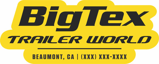 200 BIG TEX 4X10 STICKERS