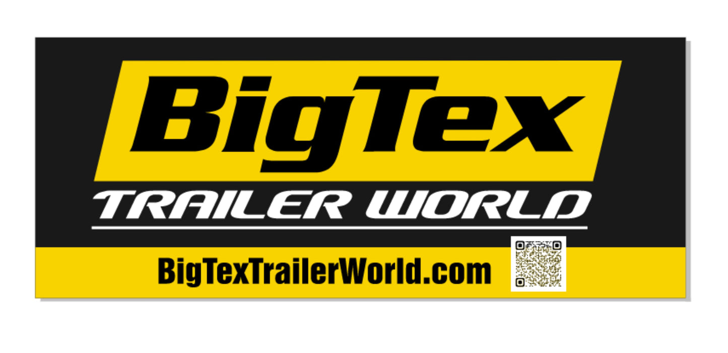 BIG TEX LOGO QR CODE BANNER 48X120