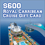 10 MILLION DOLLAR CLUB - $600 ROYAL CARRIBEAN CRUISE GIFT CARD
