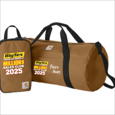 6 MILLION DOLLAR CLUB - CTB0000564463 CARHARTT CANVAS PACKABLE DUFFELL WITH POUCH