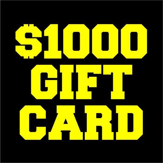 10 MILLION DOLLAR CLUB - 1000 GIFT CARD