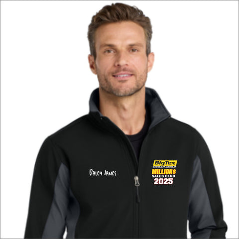 4 MILLION DOLLAR CLUB - J318463 MENS CORE SOFT SHELL JACKET