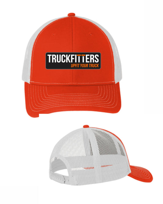 TRUCKFITTERS ORANGE RICHARDSON TRUCKER  EMBROIDERED  HAT $13.95   463C112