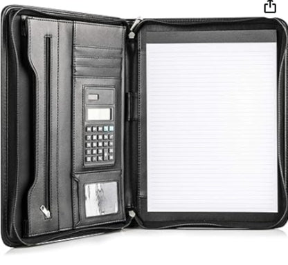4 MILLION DOLLAR CLUB - AZ1463 LEATHER PADFOLIO ORGANIZER