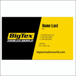 1000 BIG TEX ONLY BUSINESS CARDS $49.95